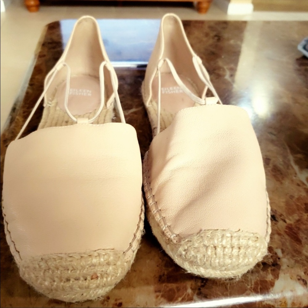 Eileen Fisher beige espadri in very well condition